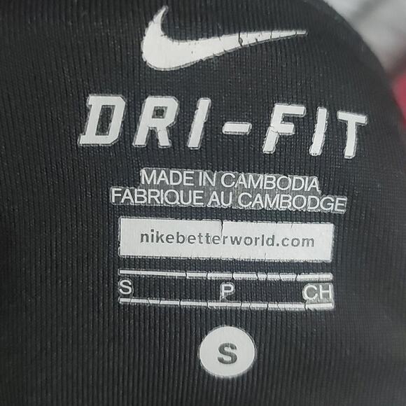 Nike Dri-Fit Black Racer Crop Leggings 2.0 Size S Athleisure Normcore Sportswear - Picture 8 of 9